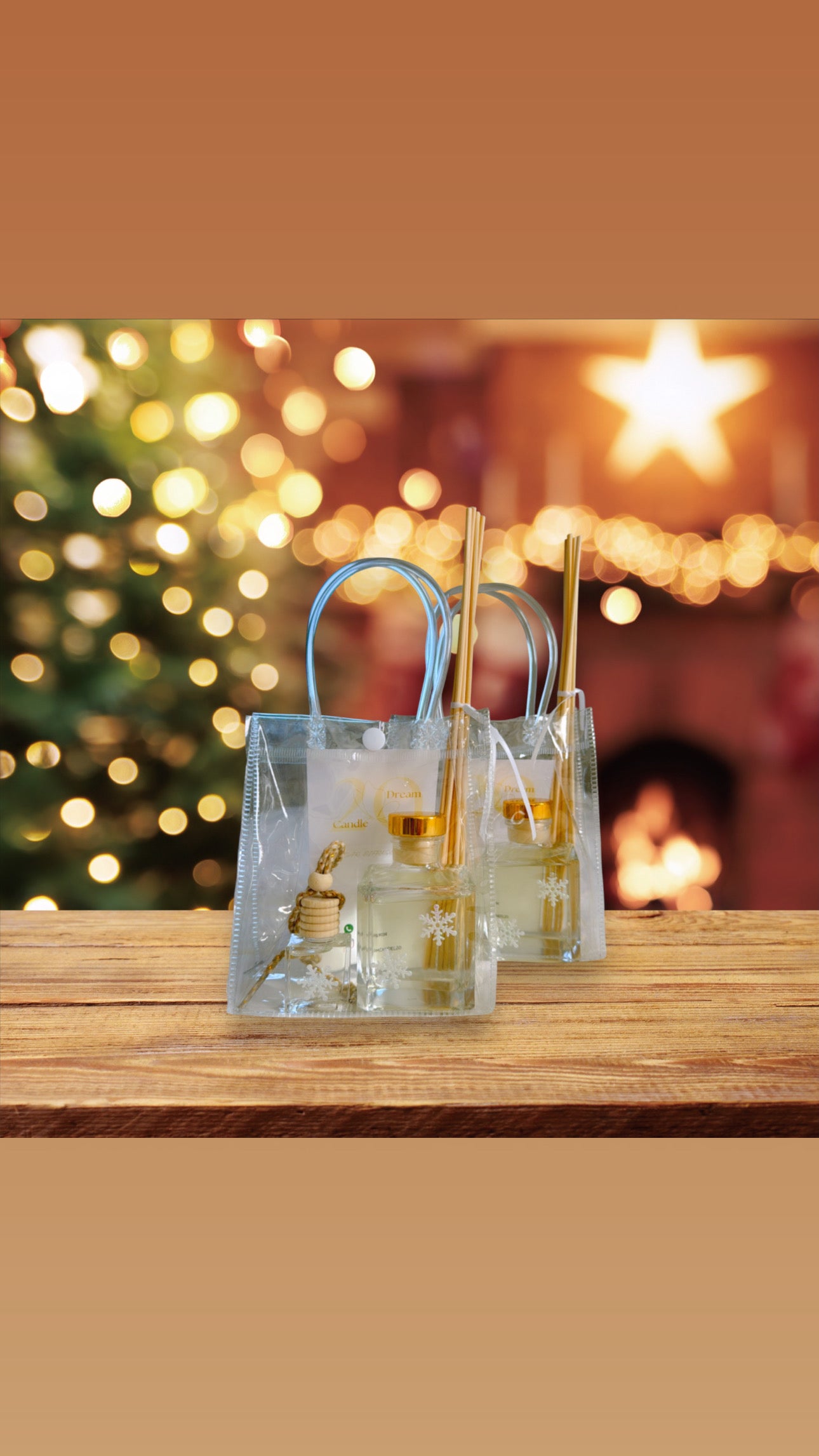 Winter Gift Bag - Pine Tree Fragrance